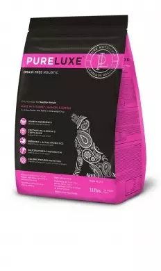 Беззерновой сухой корм PURELUXE с индейкой, лососем и чечевицей для стерилизованных собак и собак, склонных к лишнему весу 1710 - фото 18361