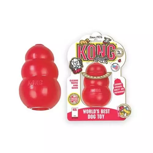 Игрушка для собак крупных пород KONG CLASSIC 10 x 6 см T1 - фото 9315