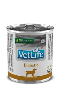 Консервы FARMINA VETLIFE NATURAL DIET DOG DIABETIC для взрослых собак всех пород с курицей и рыбой диета при диабете и регуляции поступления глюкозы