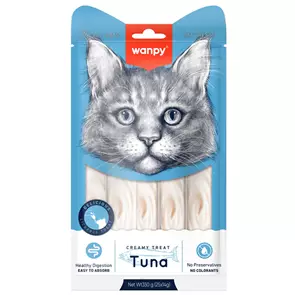 Лакомство для кошек WANPY CAT нежное пюре из тунца Creamy Treat Tuna