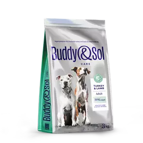 Сухой корм Buddy&amp;Sol CARE для взрослых собак средних и крупных пород с индейкой и ягненком ADULT MEDIUM/LARGE DOG Turkey&amp;Lamb